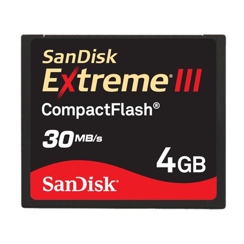 SanDisk CompactFlash 4GB Extreme III Memory