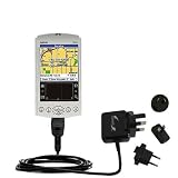 International Wall / AC Charger for the Garmin iQue 3200 - Gomadic Brand w/ TipExchange Technology