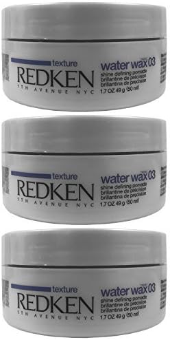 Redken Water Wax 03 Shine Defining Pomade (Quantity of 3) by REDKEN