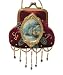 Thomas Kinkade "Village Christmas" Vintage Purse Christmas Ornament #TK0139
