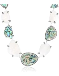 Judith Jack "Clouds" Sterling Silver Marcasite Multi-Organic Drama Necklace, 18"