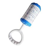 (ボリボンウーフ)boribon oeuf アニマル ボーダー ラトル ガラガラ/ブルー