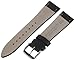 Hadley-Roma Men's 22mm Leather Watch Strap, Color:Black (Model: MSM894RA-220)