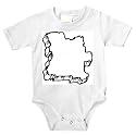 Baby clothes with Angola, geographical, map