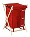12 Wäschesammler rot Hanna Breite 40cmx Höhe 63cm x Tiefe 40cm Lieferumfang: 12 Stück