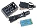 Best Combo: Olight M20 Warrior PREMIUM Tactical LED Flashlight with TL100 charger and 2 pcs Tenergy 18650 2600mah PCB batteries