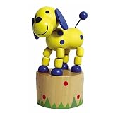 Jouet enfant Wakouwa en bois Jouet ancien Marionnette, Chien