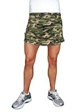 Impact Fitness - Camo Print Elite Skirt for Workout / Running / Tennis / Athletic Wear-Small (Camo) : image