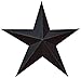 CWI Gifts Metal Barn Star - 48 inch Galvanized Hanging Star - Farmhouse Wall Decor - Black