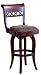 Berkline Family Dining Nutmeg Brown Cherry 30-Inch Tristan Swivel Barstool
