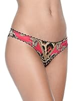 Just Cavalli Braguita Brasileña Brasiliano Tapisserie (Negro / Rojo)