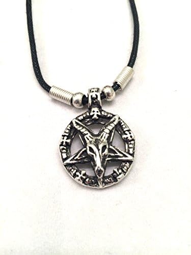 Sigil of Baphomet Laveyan Lucifer invert Pentacle Pentagram star pendant