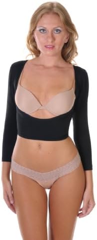 Arm Shaper, Shapewear, Arm Slimmer, Arm Control Shapewear Girdle By Your Contour (Small, Black)