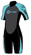 Osprey 28 Childrens Shortie Wetsuit (8-10yrs) in Aqua