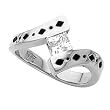14K White Gold Diamond Solitaire Engagement Ring - 0.50 Ct.