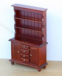 Dollhouse Miniature Cherry Wood Buffet