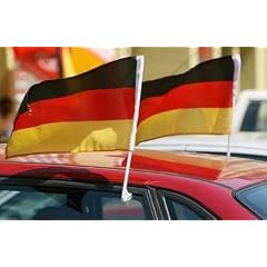Autofahne Deutschland WM 2010 2er Set