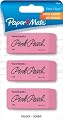 PaperMate Pink Pearl Premium Medium Rubber Eraser, 3-Count (70502PP)