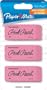 PaperMate Pink Pearl Premium Medium Rubber Eraser, 3-Count (70502PP)