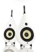 Podspeakers - The Drop Speakers - White (DR001) Pair - 5 Kevlar driver 10w-100w power output -  Stereo, AV 5.1, home cinema, near field monitor studio quality - Rubber feet included.