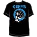 Germs Skeleton In Leather Adult T-Shirt