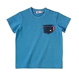 ダブルB(mikihouse) Everyday Double B デニムポケット付き半袖Ｔシャツ 90cm ブルー（15）