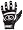 Louisville Slugger BG25 Batting Glove Black - Large
