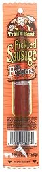 Trail's Best Spicy Pickled Sausage With Peppers , 2-Ounce Packages (Pack of 24)