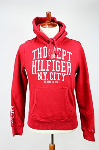 Tommy Hilfiger 1957801892 Red Hoodie Men's Sweatshirt, S
