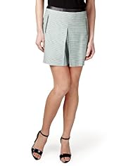 Limited Collection Pleated Tweed Mini Skirt
