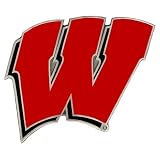 Wisconsin Badgers New Metal Trailer Hitch Cover Plug