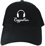CAPS BLACK EMBROIDERY  LISTEN REGGAETON 