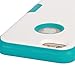 iPhone 6 Case, E LV iPhone 6S Case - SHOCK ABSORPTION / HIGH IMPACT RESISTANT Full Body Hybrid Armor Protection Defender Case Cover for Apple iPhone 6S / 6 with 1 Stylus and 1 Microfiber Cleaning Cloth - [WHITE/TURQUISE]