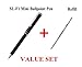 Zebra Sl-f1 Mini Ballpoint Pen - 0.7 Mm - Black Body - Black Ink Pen & Pens Refill Value Set(with Values Japan Original Discription of Goods)