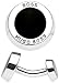 Produkt-Bild: Boss Black 50219288 Simony Black Manschettenkn&ouml;pfe