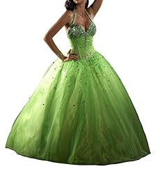 Tulle Halter Prom Dress/Quinceanera Dress 