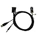 avedio links 6Ft VGA +USB to HDMI cable with Audio Support in Black