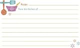 C.R. Gibson Kitsch 'N Mixer Recipe Cards, 4 x 6-Inch