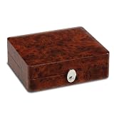 Underwood UN\241 Watch Collectors Case for 6 Watches In Briarwood