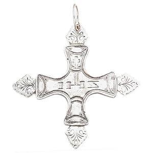 Souvenirs of France - 'Prestige' Flat Cross of Villards (Savoy) - Material: Gold-Plated