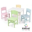 KidKraft Nantucket Table & 4 Pastel Chairs