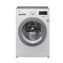 LG F1448QDP1  Waschmaschine Frontlader / A+++ A / 1400 UpM / 7 kg / wei�/silber / Stand-by-Power Zero / Inverter DirectDrive-Motor