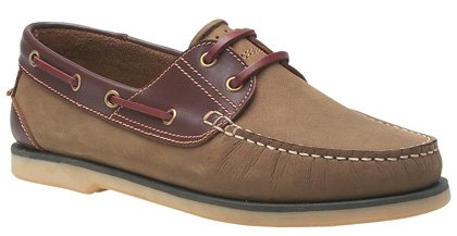 Mens DEK Boat Yachting shoe Tan/Brown Nubuck Leather size 10 UK