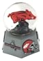Arkansas U Mascot In Water Globe. School'S Fight Song Plays.