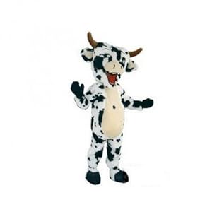 Mascotte déguisement vache