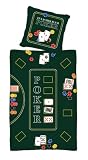 Herding, 4459 80 050, Bettwäsche Young Collection, Poker, ( Your Best ), Größe: 80/80 cm + 135/200 cm, Linon