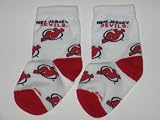 NEW JERSEY DEVILS Team Logo Cotton BABY BOOTIES