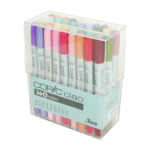 Copic Ciao Markers Set Of 36 Color Set B I36-B