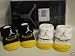 Nike Jumpman Air Jordan Baby Bootie, Yellow, Black and White, 2 Pair, 3-6 Mo.