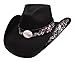 BULLHIDE HAT WESTERN FASHION FELT PLATINUM COLLECTION ROCKIN TO THE BEAT (EXTRA LARGE)